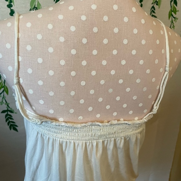 Size L American Eagle White Tank Top D2 - Picture 3 of 7